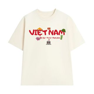 [HỎA TỐC] Áo Thun Nam Nữ Hình Việt Nam Lăng Bác, Áo Phông Unisex Form Rộng Yêu Nước Cổ Tròn