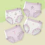 Combo 4 quần chip tam giác cho bé gái, quần lót bé gái thun cotton kháng khuẩn size đại 14-52kg