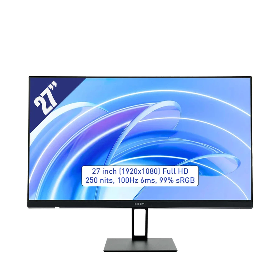 Hình ảnh các cổng kết nối phía sau màn hình Xiaomi A27i