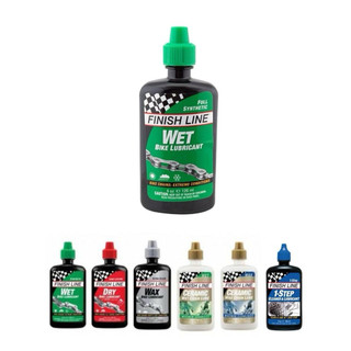 Dầu Tra Sên/Xích Xe Đạp Finish Line 120ML MTB Touring City Cải Thiện Bộ Truyền Động Êm Mượt Hơn Với Ceramic, Ít Bám Bụi