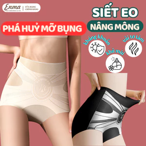 Quần Lót Gen Nịt Bụng Định Hình Cao Cấp Nữ Ice Silk Phong Cách Mỏng Thoáng Khí Che Bụng Nâng Hông QS06