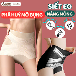 Quần Lót Gen Nịt Bụng Định Hình Cao Cấp Nữ Ice Silk Phong Cách Mỏng Thoáng Khí Che Bụng Nâng Hông QS06