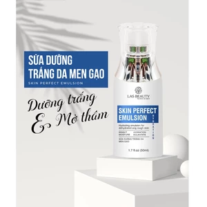 Tặng 1 Mặt Nạ - Kem sữa dưỡng truyền trắng rong nho Nhật Bản Las Beauty Skin Perfect Emulsion 50ml