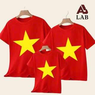 [HỎA TỐC] Áo Thun UNISEX Cờ Đỏ Sao Vàn.g Việt Nam yêu nước chất Cotton mềm mịn co dãn 2c