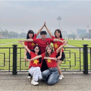 Áo Thun Nam Nữ Người Việt Nam, Áo Phông Unisex Form Rộng Top Women Cổ Tròn