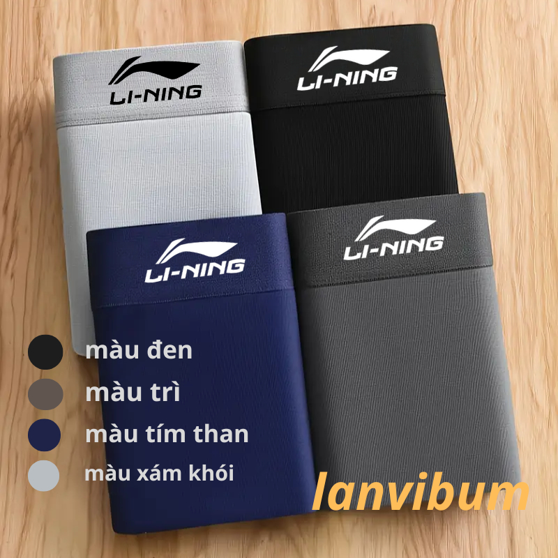 Combo 5 Quần lót nam Thun Lạnh cao cấp, sịp đùi nam mỏng nhẹ ,co dãn 4 chiều thoáng khí