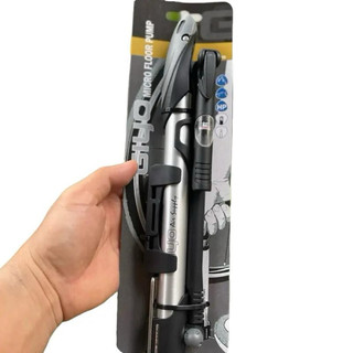 Bơm Đa Năng Gắn Xe Đạp Giyo GM-71, Max 140 PSI,Đồng Hồ Đo Áp Suất, Có Pad Treo Khung, Bơm Cho Van Nhỏ FV Và Van Lớn AV