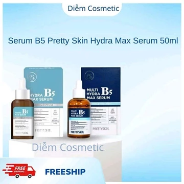 Tinh Chất Serum B5 Pretty Skin Hydra B5 Max Serum, Serum Phục Hồi, Serum Cấp Ẩm, Serum Dưỡng Trắng 50ml