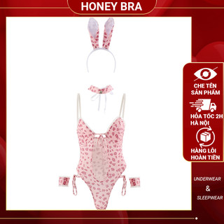 Bodysuit Tai Thỏ Gợi Cảm Họa Tiết Tim JS66 – Đáng Yêu Pha Lẫn Gợi Cảm, Tạo Bất Ngờ Ngọt Ngào Trong Từng Khoảnh Khắc