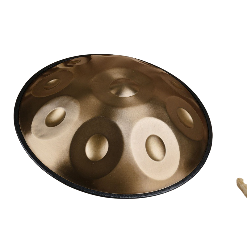 Trống Hand pan 10 Note Màu Đồng - Tặng Full Phụ Kiện