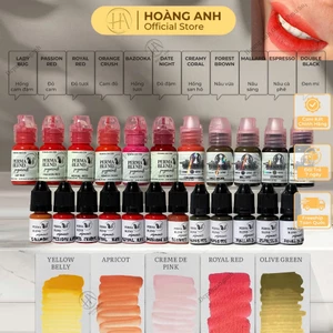 Mực Perma Blend Hữu Cơ – Chính Hãng USA | Lên Màu Siêu Đậm, Bong Chuẩn Màu, An Toàn Cho Phun Xăm Môi