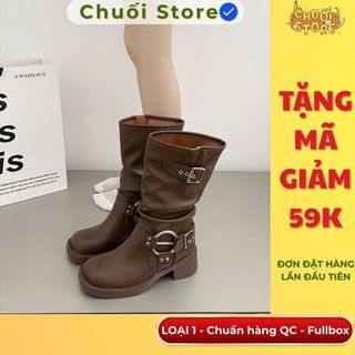 Giày boot nữ da PU tổng hợp dệt vải đế cao su mềm mại nữ tính thoải mái êm chân