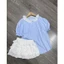 Set váy tầng (kèm quần) mix áo sơ mi babydoll phối bèo ren MCA phong cách tiểu thư hottrend