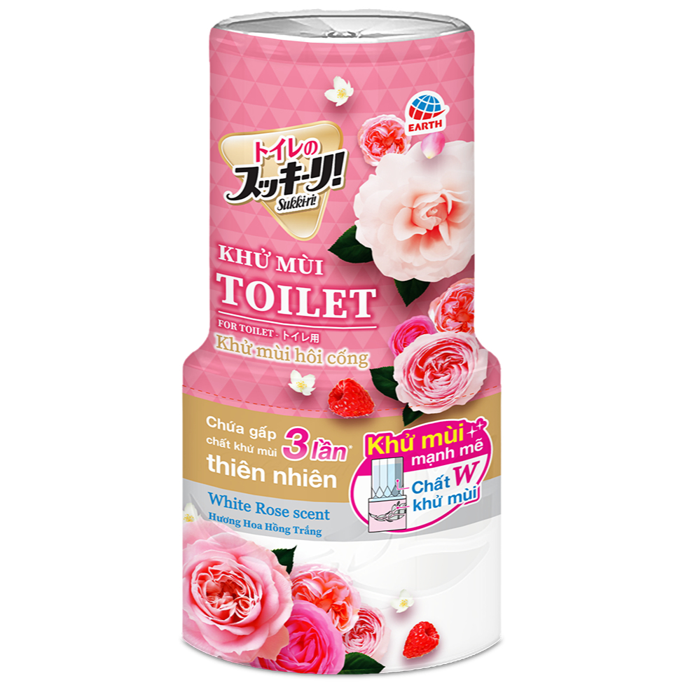 Chất Lượng Lọ Lọ Thơm Phòng Vệ Sinh Sukkiri 400Ml – Hương Hoa Hồng Trắng Nhẹ Dịu