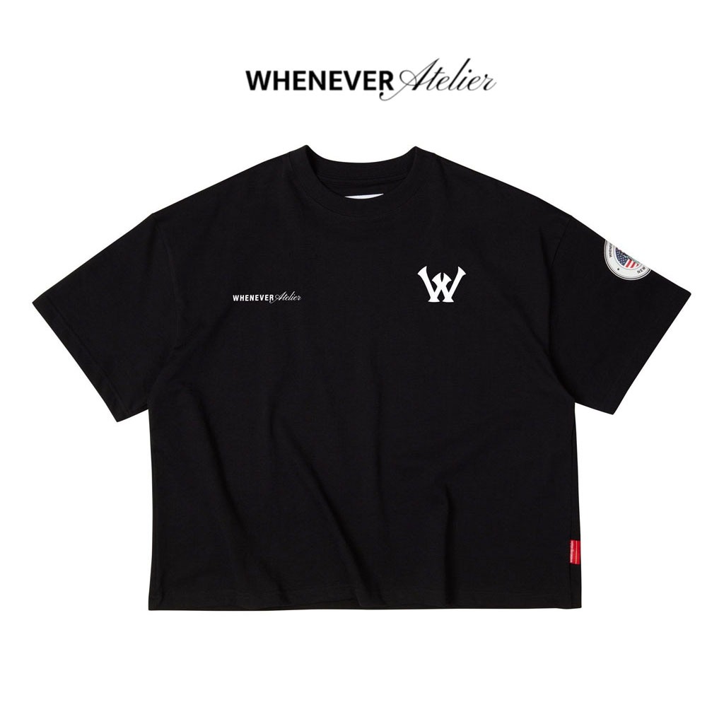 WHENEVER Áo Thun Whenever Atelier W Basic SS25 100% Cotton Form Boxy ...