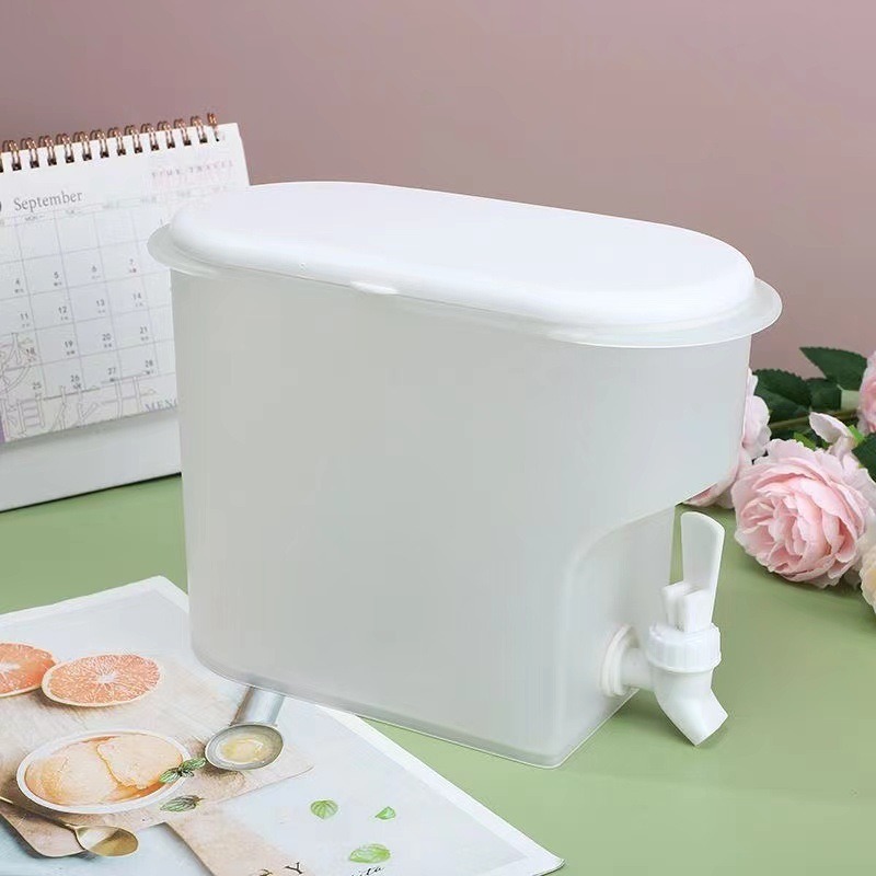 Bình đựng nước 3,5L - Bình đựng nước ép, trà sữa có nắp, Bình pha chế mang theo du lịch có van tiện dụng (mã 6785)