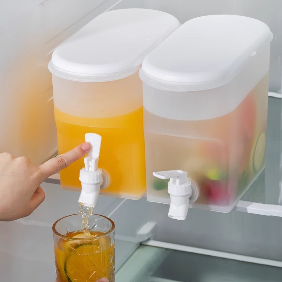 Bình đựng nước 3,5L - Bình đựng nước ép, trà sữa có nắp, Bình pha chế mang theo du lịch có van tiện dụng (mã 6785)
