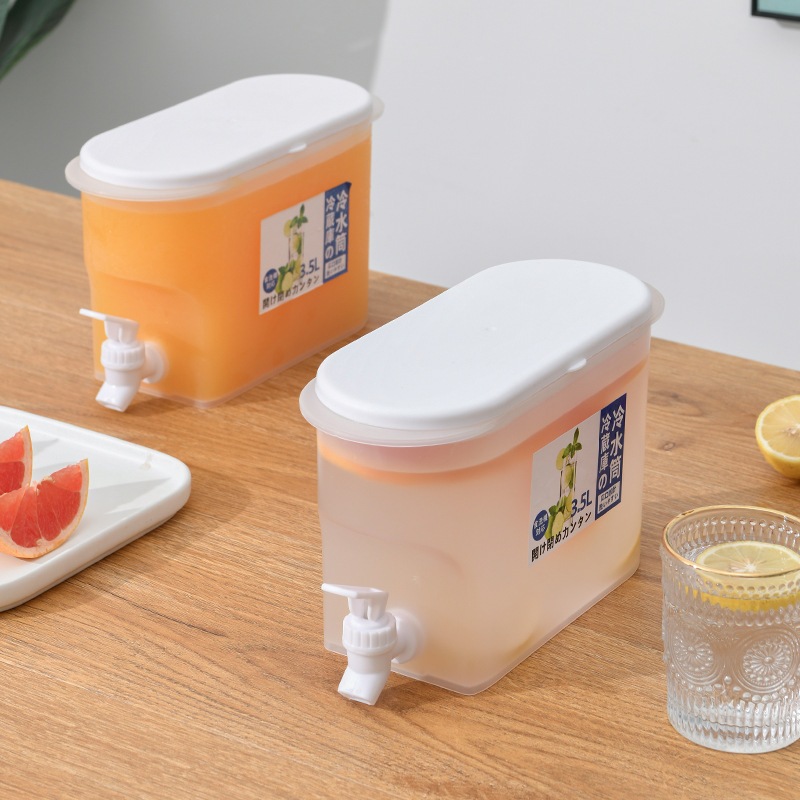 Bình đựng nước 3,5L - Bình đựng nước ép, trà sữa có nắp, Bình pha chế mang theo du lịch có van tiện dụng (mã 6785)
