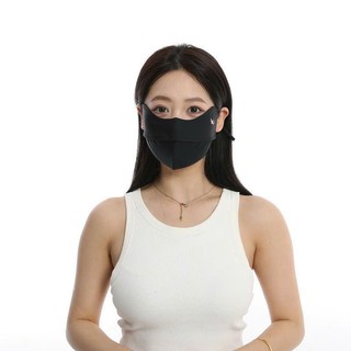Khẩu Trang Vải Lụa Chống Nắng UPF50+ Form 3D, Thoáng Khí, Không Bí, Co Giãn, Nhiều Màu Xinh