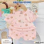 Set 2/3 bộ cộc tay cài vai màu thun petit in hoạ tiết cho bé sơ sinh 4-14 kg NT-CV06 Đậu Đậu Store