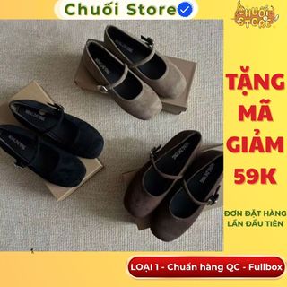 Giày bệt nữ da PU tổng hợp dệt vải đế cao su cao cấp đơn giản nhẹ nhàng tinh tế