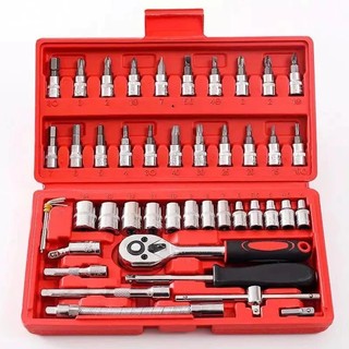 Bộ Dụng Cụ Sửa Chữa 46 Chi Tiết, Dụng Cụ Sửa Chữa Tua Vít Đa Năng Bu Lông Ốc Vít Loại 1 Thiết Kế Đơn Giản Tiện Dụng  NO1