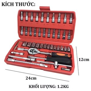 Bộ Dụng Cụ Sửa Chữa 46 Chi Tiết, Dụng Cụ Sửa Chữa Tua Vít Đa Năng Bu Lông Ốc Vít Loại 1 Thiết Kế Đơn Giản Tiện Dụng  NO1