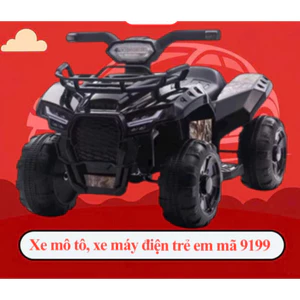 Xe mô tô, xe máy điện trẻ em mã 9199 có bàn đạp chân ga cho bé
