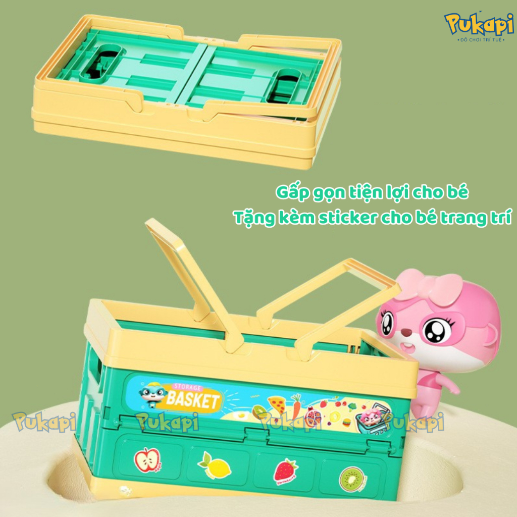 Đồ Chơi Nấu Ăn Đồ Chơi Cho Bé Gái Bộ Nấu Ăn Dụng Cụ Nhà Bếp Cắt Hoa Quả Trái Cây Rau Củ Quả -Đồ Chơi Cho Bé PUKAPI