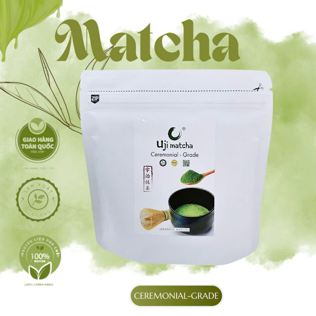 Matcha Uji 500g | CEREMONIAL Grade | CN NHẬT BẢN - Gói Tiết kiệm - Hảo ...