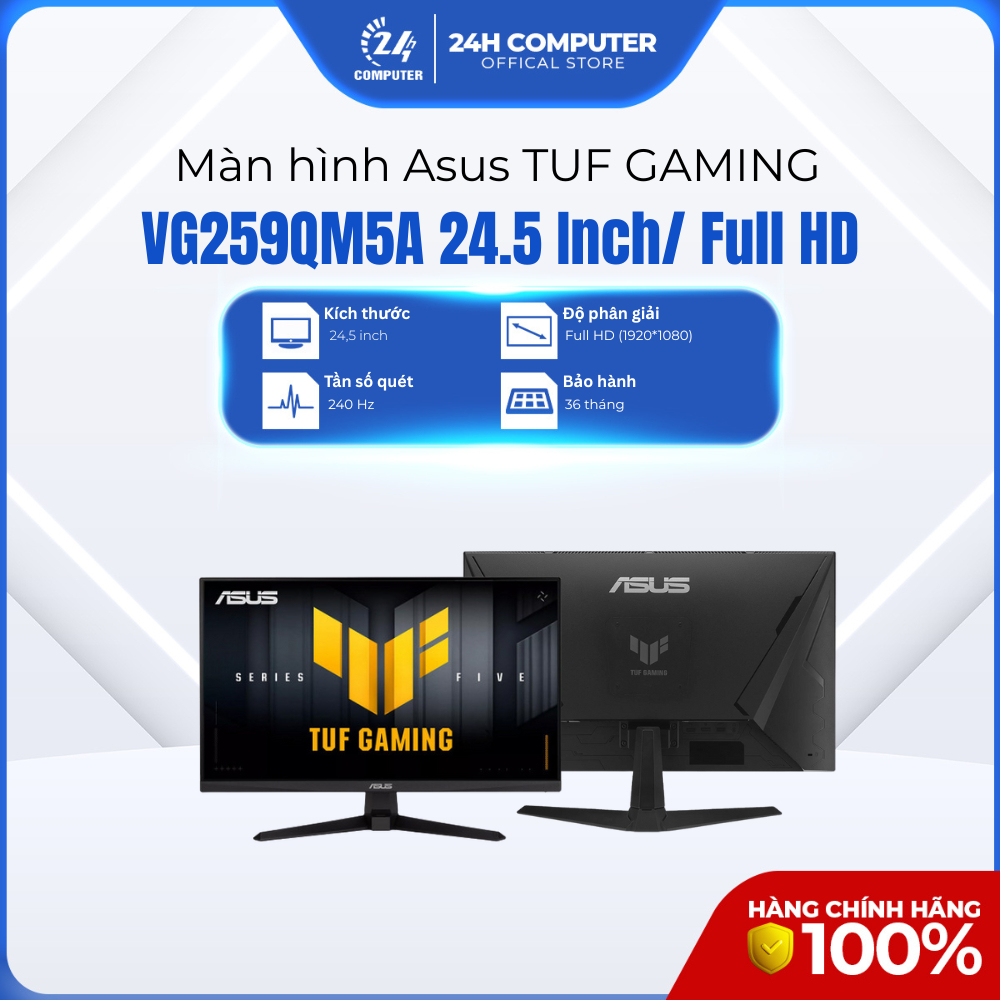 Màn Hình Asus TUF Gaming VG259QM5A 24.5 Inch/ Full HD/ Fast IPS/ 240Hz ...