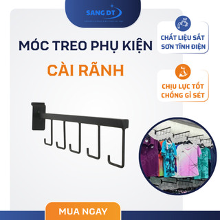 Móc râu treo phụ kiện đa năng treo vợt/quần áo/phụ kiện/balo/túi xách,5 móc râu riêng biệt dài 35cm