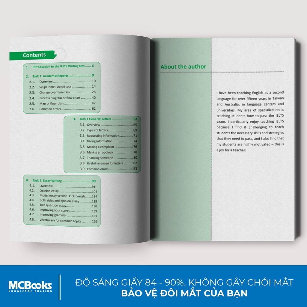 Sách - Combo IELTS MIKE Ielts Reading and Ielts Writting Dành Cho Người Tự Học - MCBooks