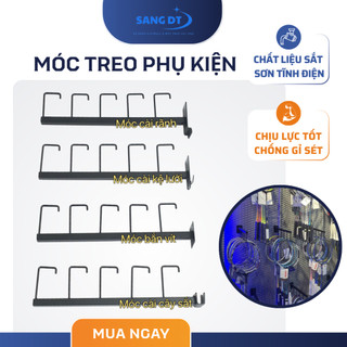 Móc râu treo phụ kiện đa năng treo vợt/quần áo/phụ kiện/balo/túi xách,5 móc râu riêng biệt dài 35cm