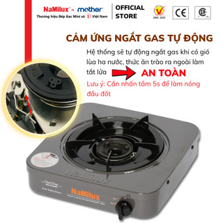 Bếp Gas Đơn Cao Cấp NaMilux NA-350AFM│Cảm Ứng Tự Động Ngắt Gas│Hàng Chính Hãng