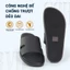 Dép da nam cao cấp CORVIN VERO quai ngang đơn, thoáng khí, đế cao su bền bỉ, chống trơn trượt, chống hôi chân