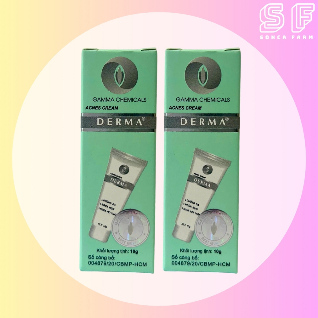 Combo 2 Acnes Cream Derma Tube 10g - Ngừa Mụn, Dưỡng Da, Ngừa Thâm Do ...