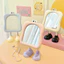 Gương Để Bàn Hoạt Hình Chân Giày Siêu Cute, Gương Trang Điểm Mini Để Bàn Decor Dễ Thương