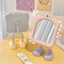 Gương Để Bàn Hoạt Hình Chân Giày Siêu Cute, Gương Trang Điểm Mini Để Bàn Decor Dễ Thương