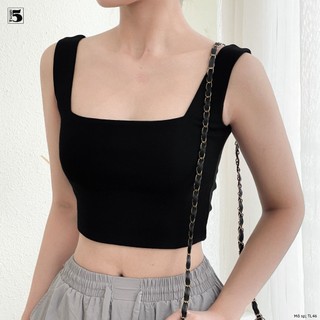 Áo bra nữ Twentyfive croptop vải thun cotton 2 lớp co dãn, không đệm mút TL46