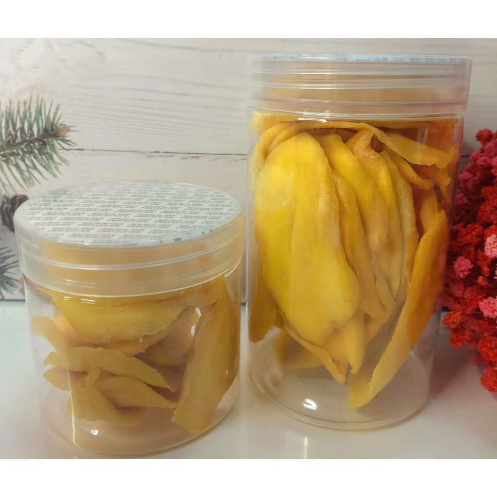 Hộp 250g Xoài Sấy Dẻo Đà Lạt_ ăn vặt, food, ngon