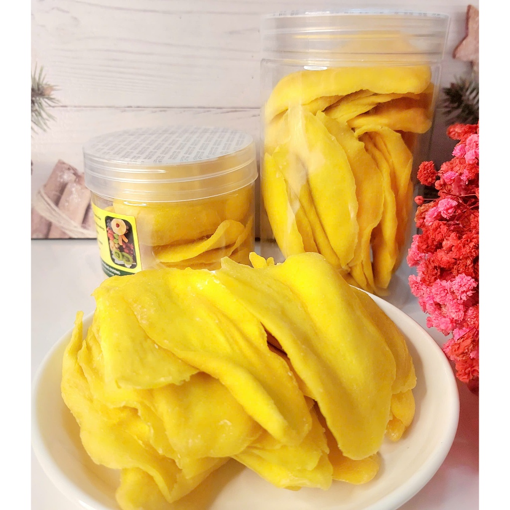 Xoài Sấy Dẻo Đà Lạt_nguyên miếng_ ăn vặt, food, ngon