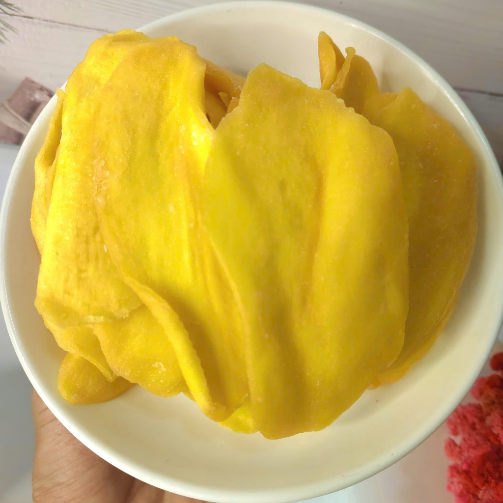Hộp 250g Xoài Sấy Dẻo Đà Lạt_ ăn vặt, food, ngon