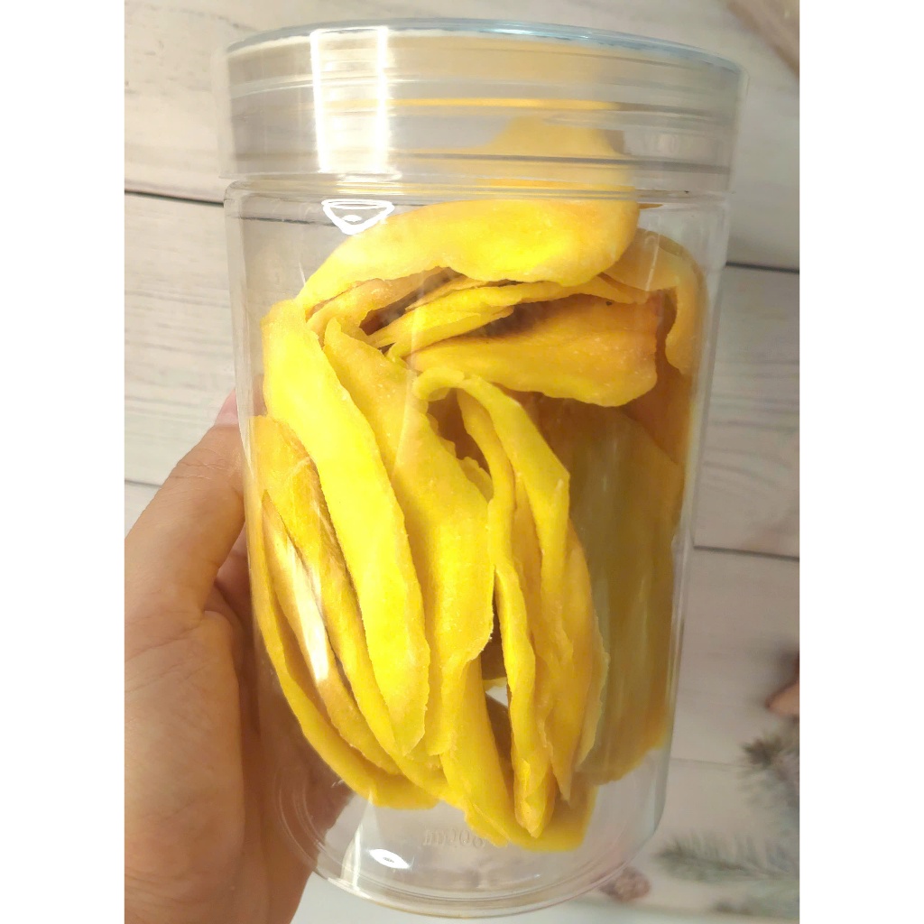 Hộp 500g Xoài Sấy Dẻo Đà Lạt, Xoài sấy dẻo không đường_ ăn vặt, food, ngon