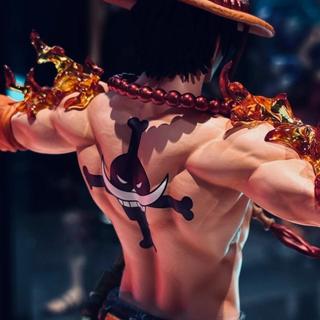 One Piece GK LX Ba Anh Em - Tượng Ace Chữ Thập Giang Tay Đế Phát Sáng - Giao Hàng Từ Hà Nội