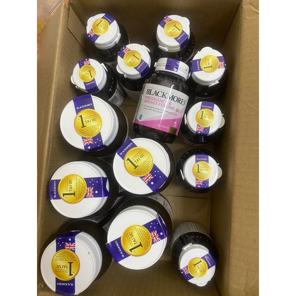 Viên Uống Tổng Hợp Cho Mẹ Bầu 60 viên Blackmores Pregnancy and Breast Feeding Gold, Của Úc