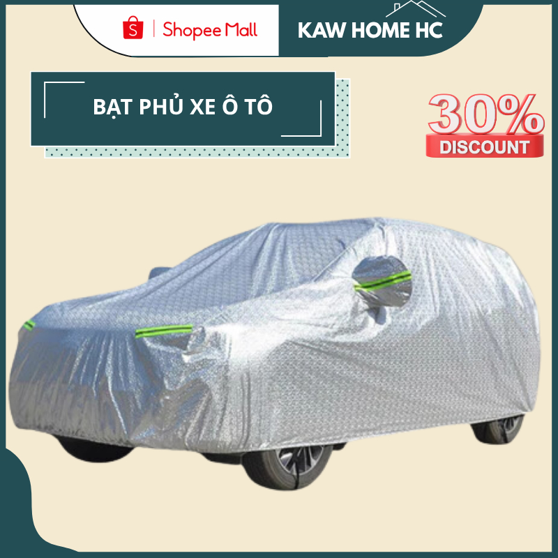 Bạt Phủ Xe Ô Tô Cao Cấp KAW Chống Nắng, Chống Mưa, Chống Bụi, Cách Nhiệt