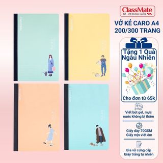Sổ Giáo Án Classmate Sổ A4 200/260/300 Trang Sổ Ghi Chép, Soạn Văn Cho Học Sinh, Giáo Viên Vở A4 Dòng Kẻ Ngang, Kẻ Caro