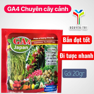 Phân Bón Lá GA4 Japan - Siêu Kích Thích Sinh Trưởng, Đâm Chồi, Bật Đọt, Lớn Trái, Đẹp Màu