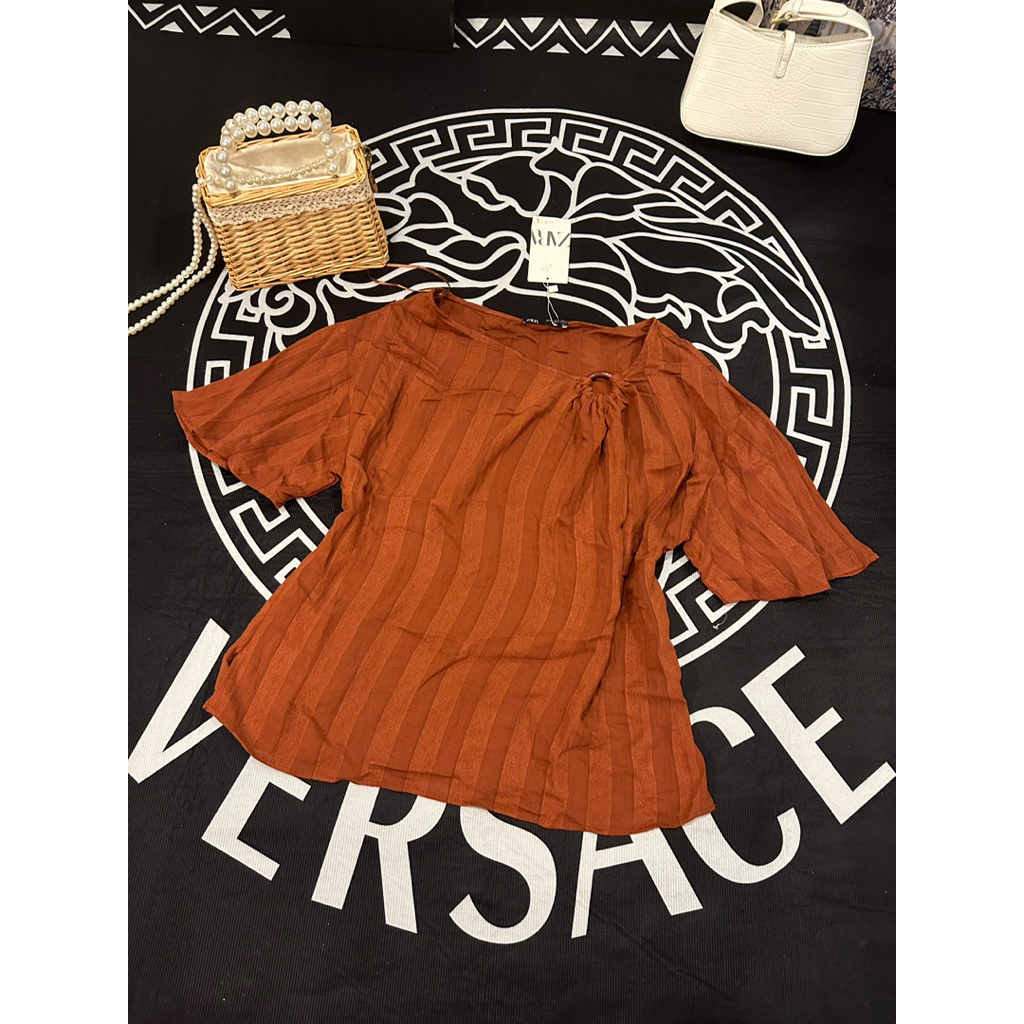 set áo thun croptop & quần thun suông